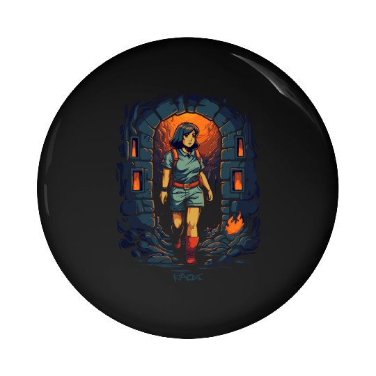 Explore the Dungeon with Dora Pin Buttons