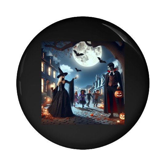 Halloween Pin Buttons