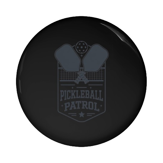 Pickleball Patrol, Pickleball Lovers Enthusiasts Pin Buttons