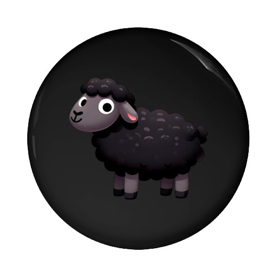 BLACK SHEEP for the Black Sheep of the family! Pin Buttons