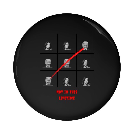 Donald Trump: Tic Tac Toe Pin Buttons