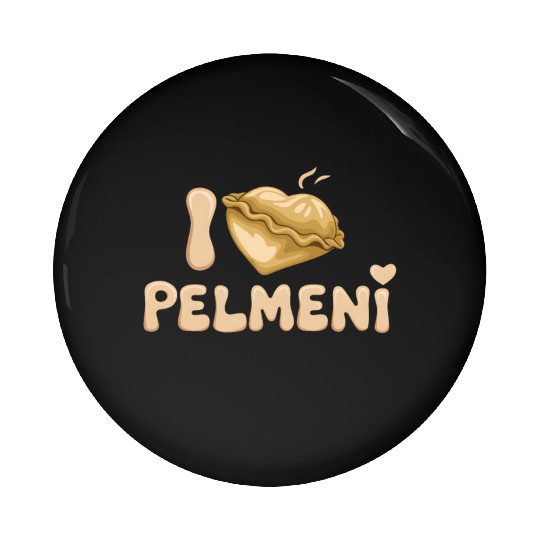 Pelmeni Dumpling Russian Comfort Food Pin Buttons