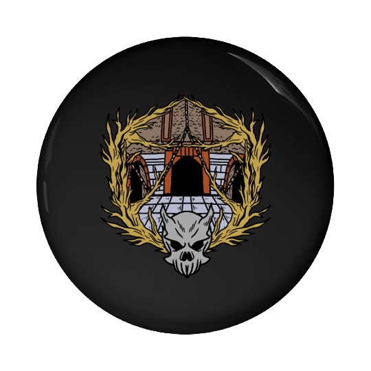 Dungeons Skeleton Magic Dungeon Pin Buttons