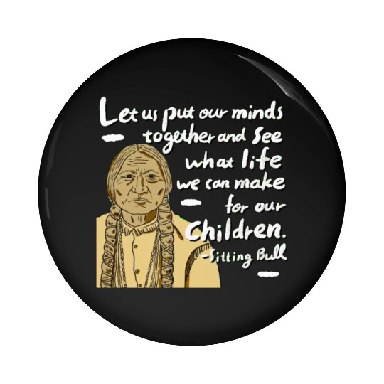 Indigenous People Logos Pin Buttons