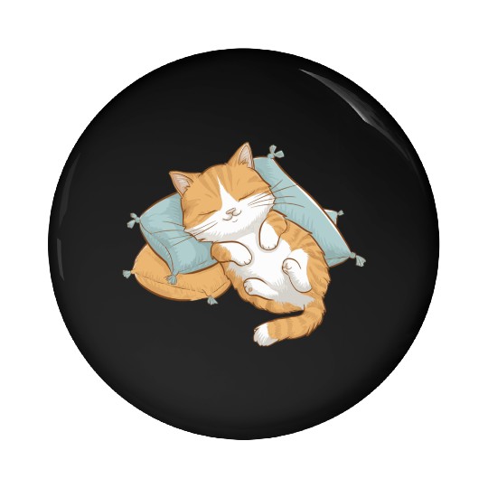 Cozy Cat Nap Pin Buttons