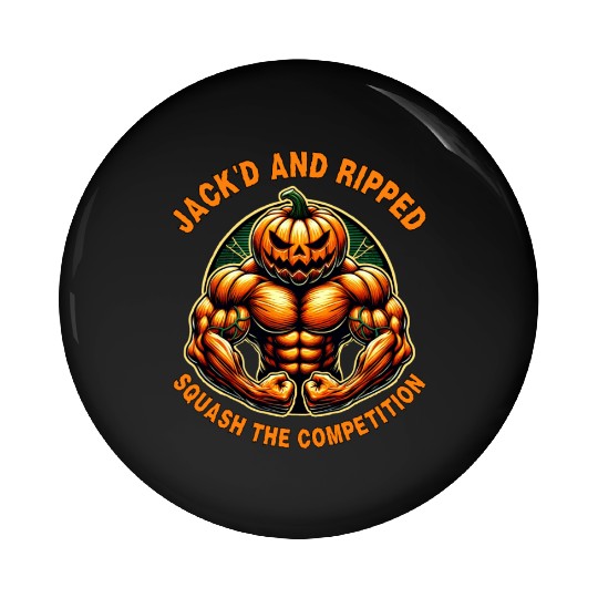 Jack'd and Ripped (Orange Edition) Pin Buttons