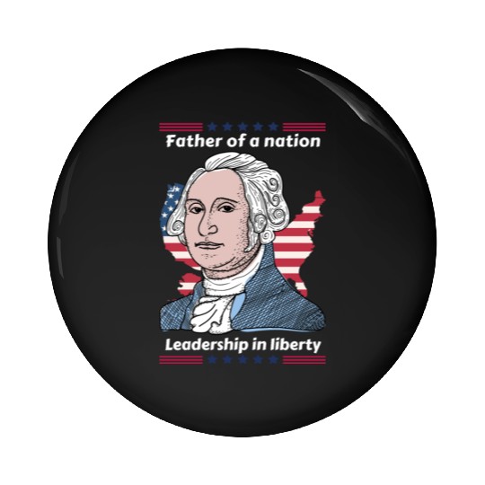 George Washington Tribute Pin Buttons