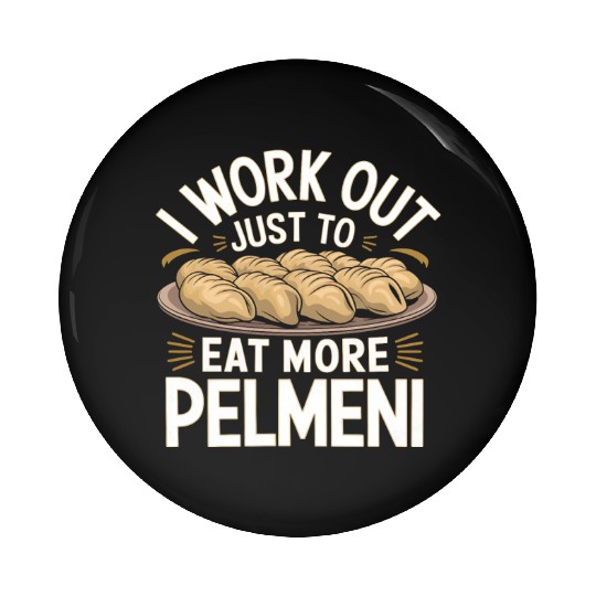 Pelmeni Dumpling Traditional Russian Pin Buttons