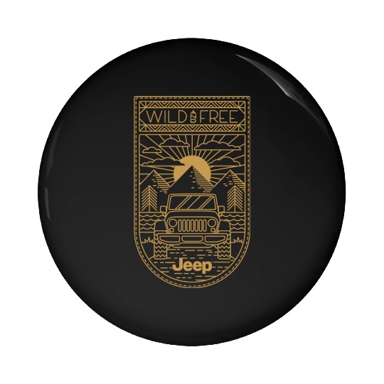 Jeep Wild and Free Pin Buttons