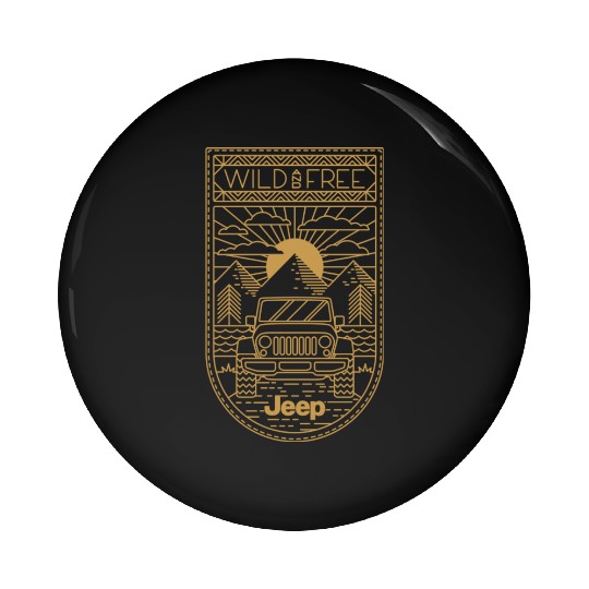Jeep Wild and Free Pin Buttons