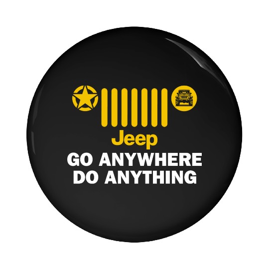 Jeep Go Anywhere Do Anything Pin Buttons