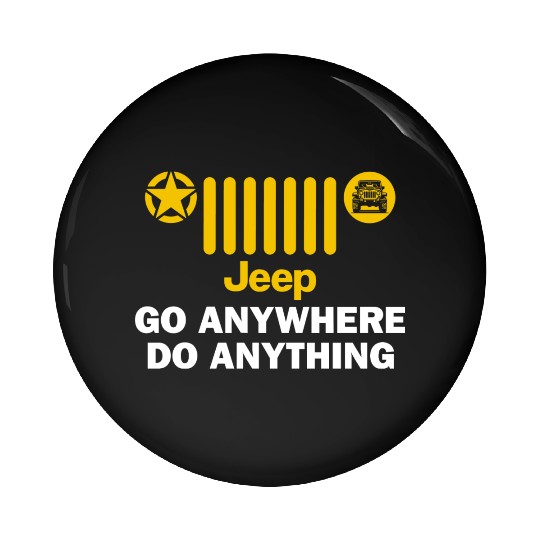 Jeep Go Anywhere Do Anything Pin Buttons