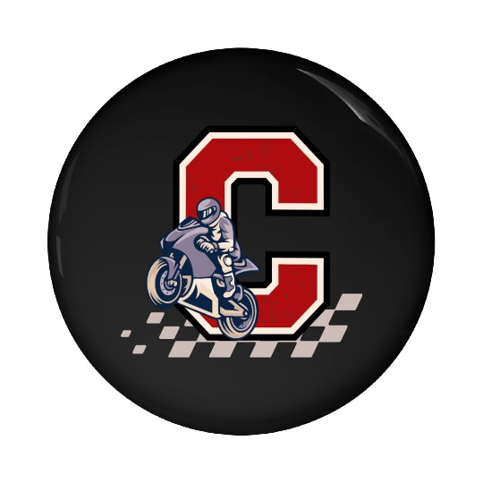 Motorbike Racer - C Series Pin Buttons