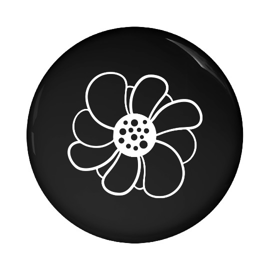 Beautiful White Daisies Flowers Spring Summer Fun Pin Buttons