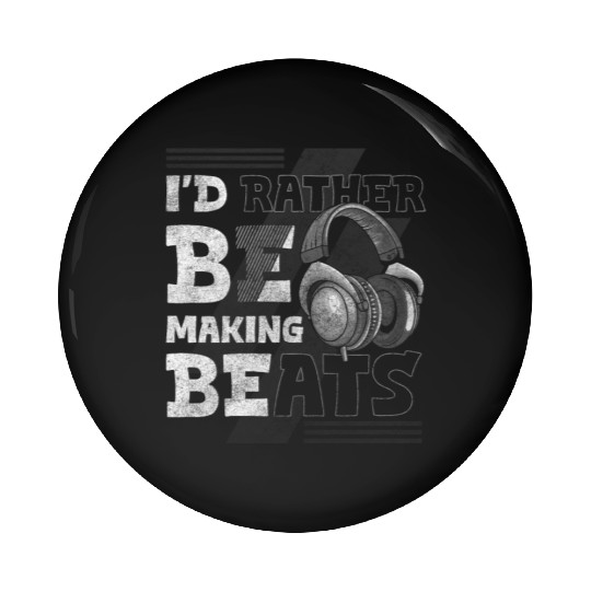 Dj Musician Dance Music Vinyl Pin Buttons