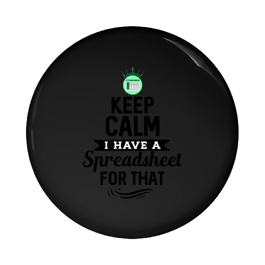 Funny Excel Spreadsheets Lover 1 Pin Buttons