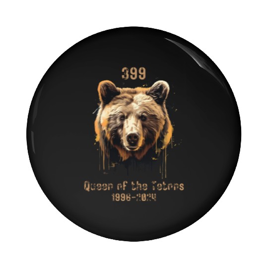 399 Queen of the Tetons National Park 1996 - 2024 Pin Buttons