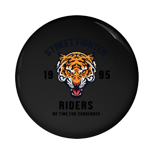 Street Fighter Riders Pin Buttons