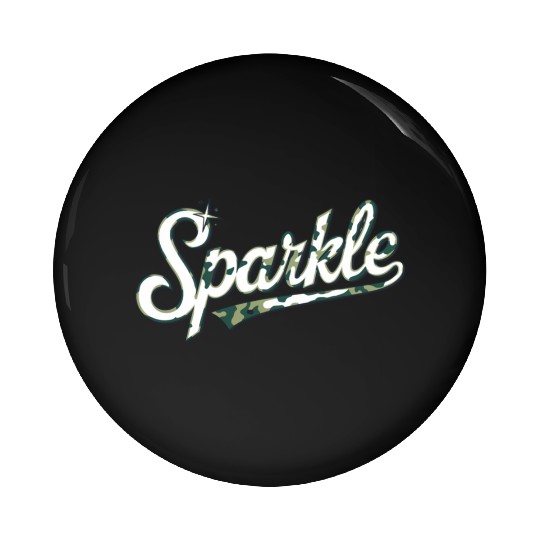 The Sparkle Army Camouflage Pin Buttons