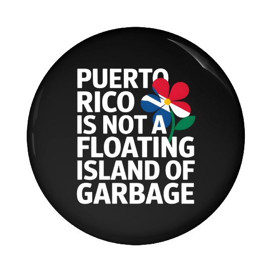 Puerto Rico Pride Bold Awareness Statement Pin Buttons