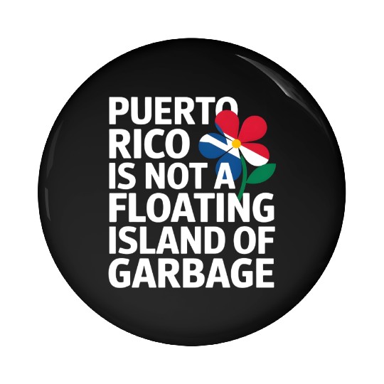 Puerto Rico Pride Bold Awareness Statement Pin Buttons
