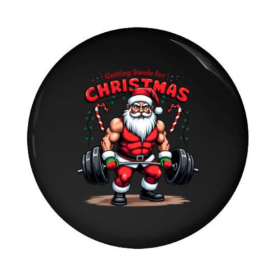 Santa Workout Mode Pin Buttons