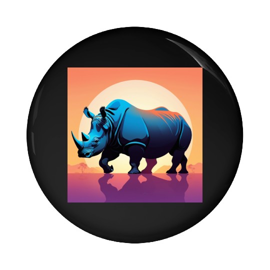 Rhinoceros - 01 Pin Buttons