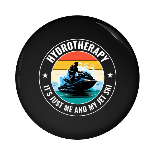 Jet Ski Hydrotherapy Ocean Adventure Watersports Pin Buttons