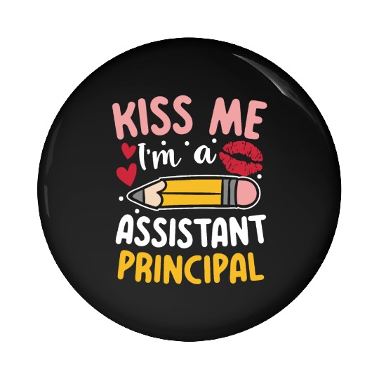 I'm An Assistant Principal for a School Counselor Pin Buttons