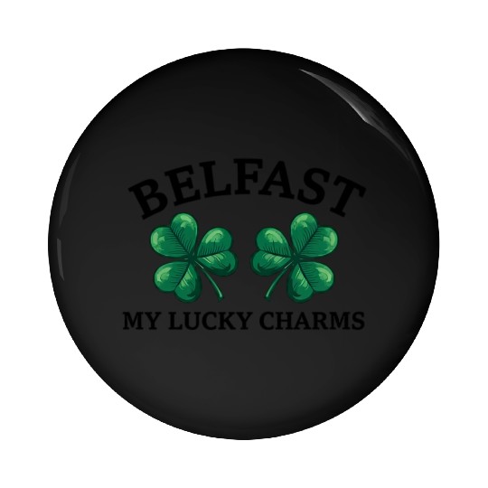 Belfast Ireland Pin Buttons