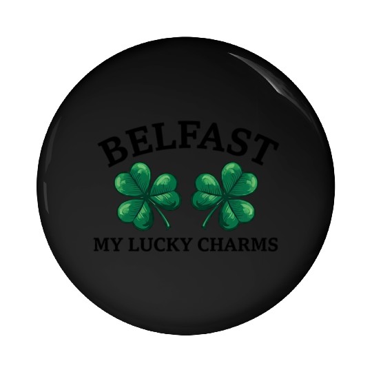 Belfast Ireland Pin Buttons