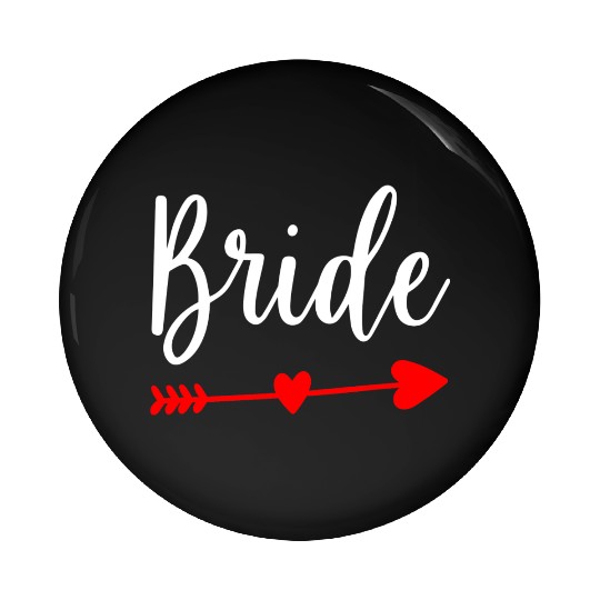 Bride Wedding Engagement Bachelorette Party Pin Buttons