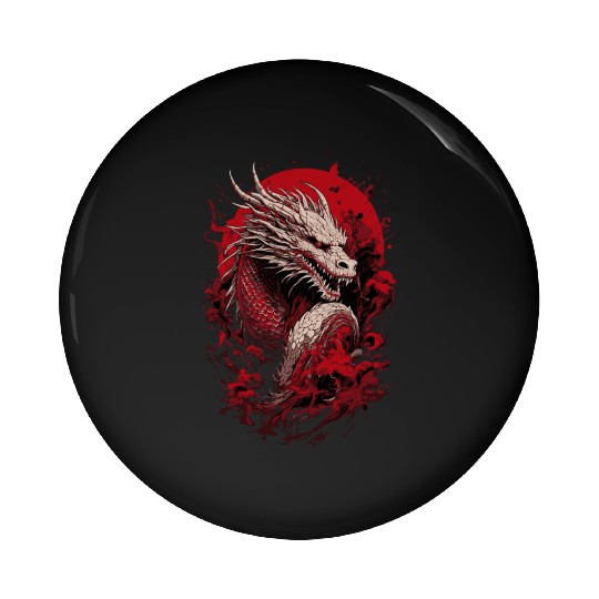 Japanese Dragon, Ghostly Pin Buttons