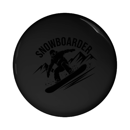 Snowboard Snowboarder Snowboarding Winter Sports Pin Buttons