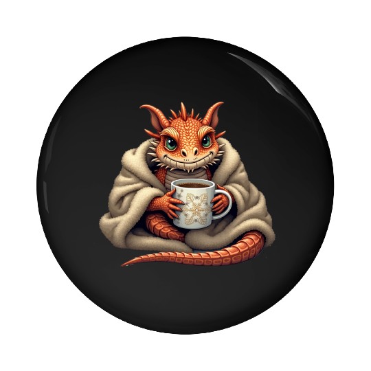 Bearded Dragon Christmas - Gift for Reptile & Cof Pin Buttons