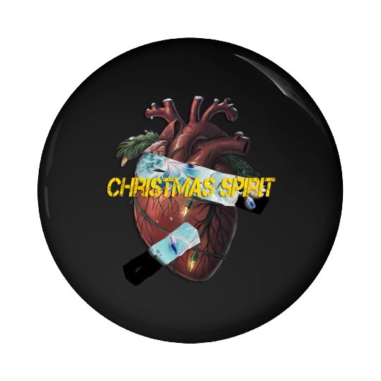 Christmas Spirit Pin Buttons
