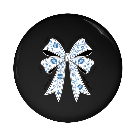 Christmas Coquette Bow, Merry Christmas Pin Buttons