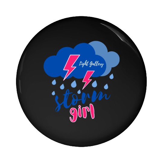 Storm girl Pin Buttons
