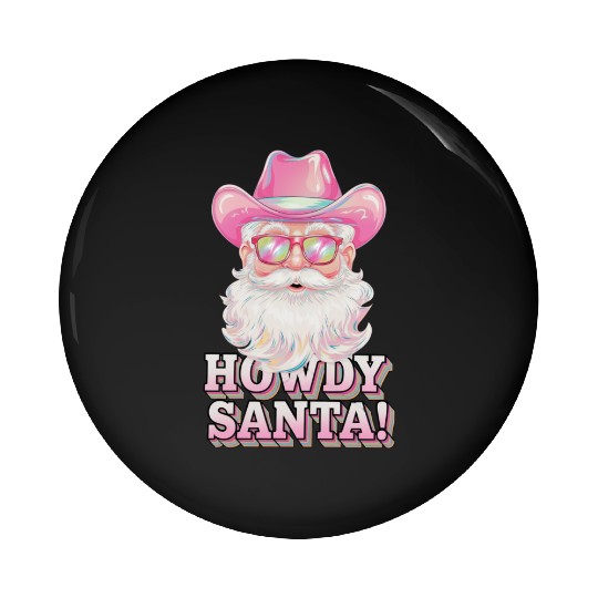 Santa Claus Christmas, Merry Christmas Pin Buttons