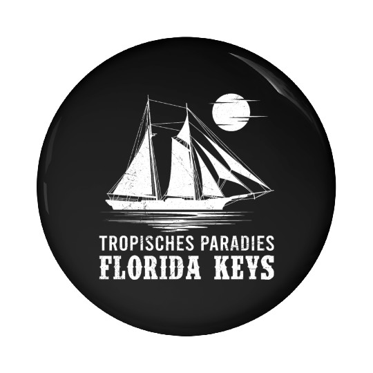 Florida TROPICAL PARADISE KEY-WEST COAST Pin Buttons