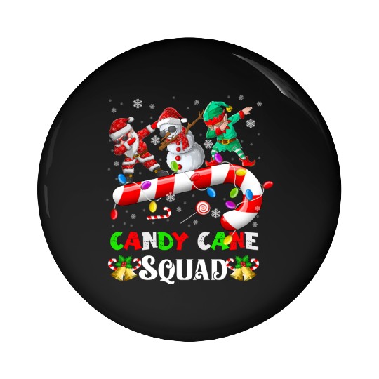 Dabbing Santa Elf Snowman Candy Cane Christmas Pin Buttons