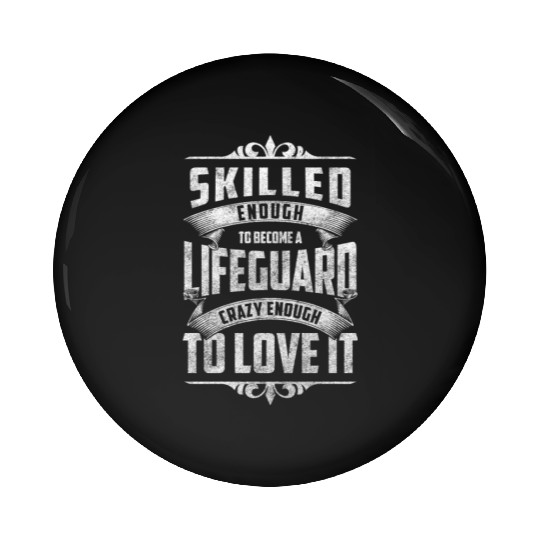 Lifeguard Rescue Swimming Trunks Pin Buttons