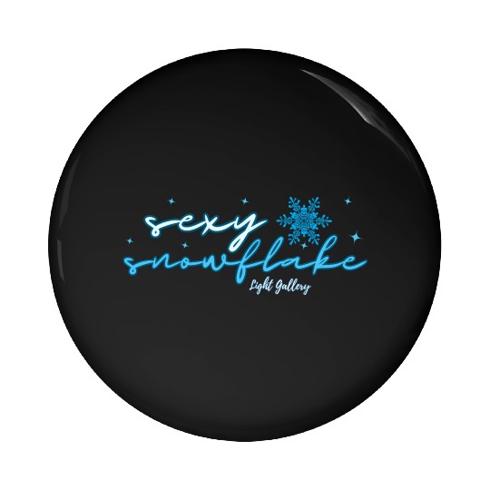 Sexy snowflake Pin Buttons