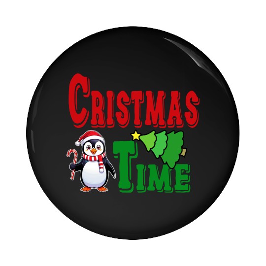 CHRISTMAS TIME Pin Buttons