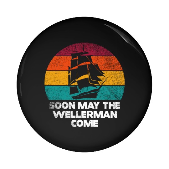 Sailor Meme Pirate Ship Ocean Sailing Pin Buttons