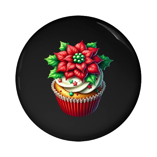 Christmas ice cream, Merry Christmas Pin Buttons