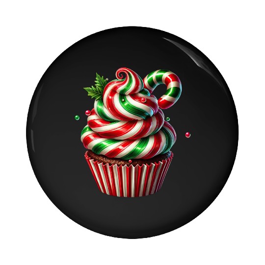 Christmas ice cream, Merry Christmas Pin Buttons