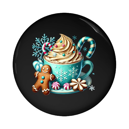 Christmas ice cream, Coquette Chistmas Pin Buttons