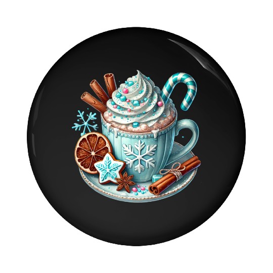 Christmas ice cream, Coquette Chistmas Pin Buttons