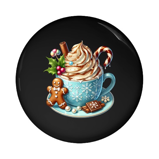 Christmas ice cream, Coquette Chistmas Pin Buttons